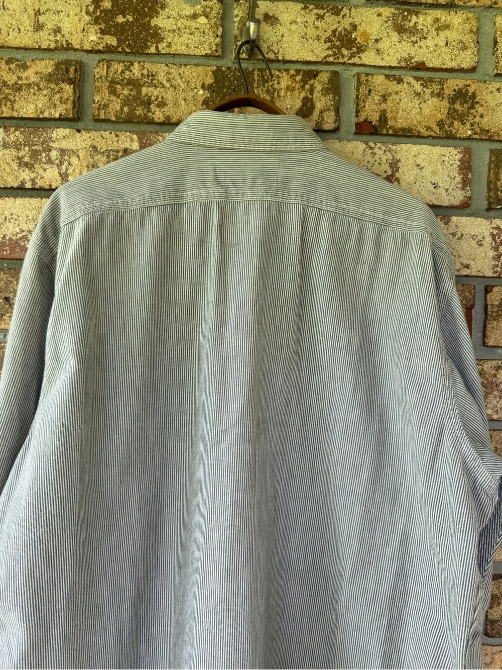Men’s Vintage Polo Ralph Lauren Hickory Stripe Shirt Size XL Excellent Condition